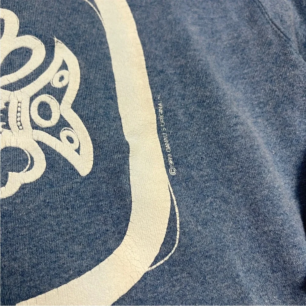 Vintage 90s Heathered Blue White Pike Place Market Sweater